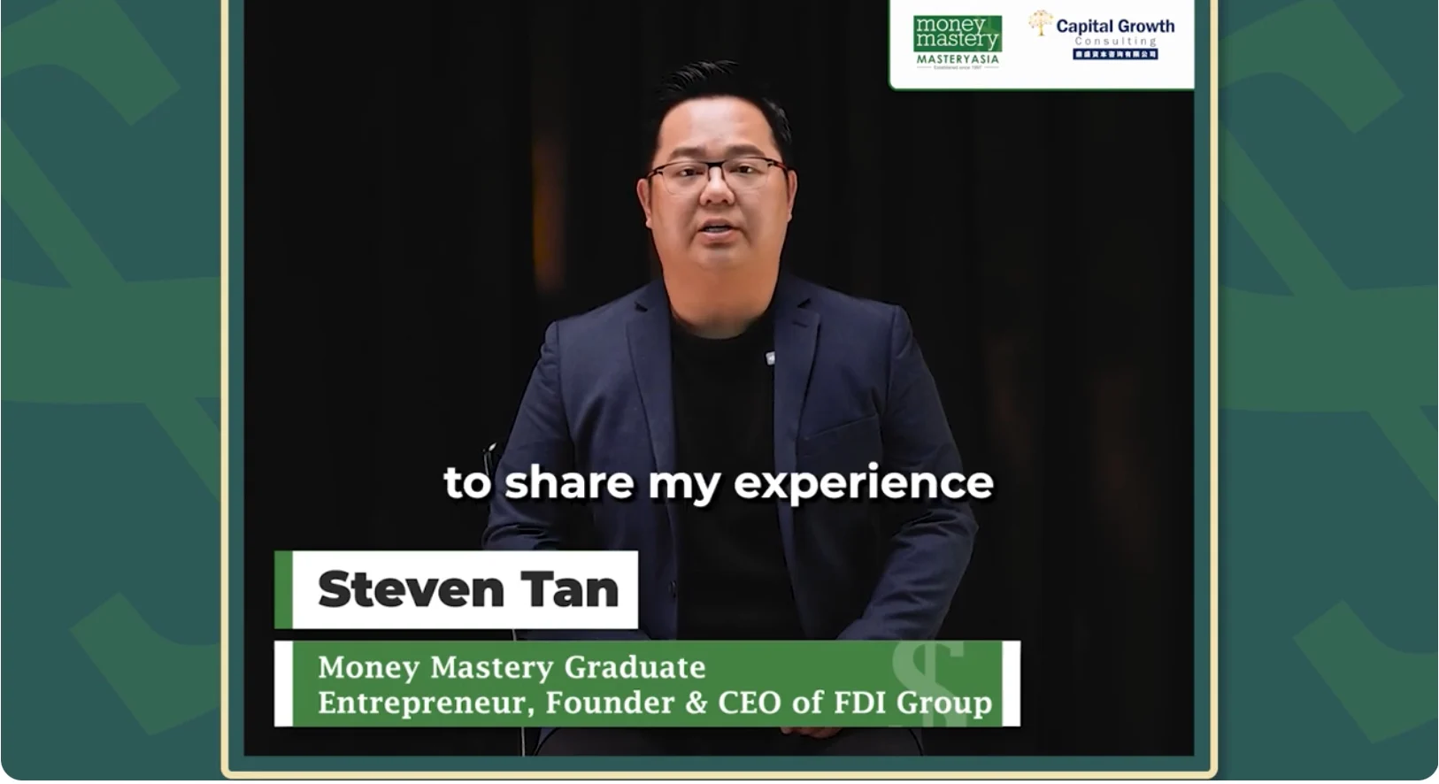 Steven Tan - Money Mastery Boot Camp